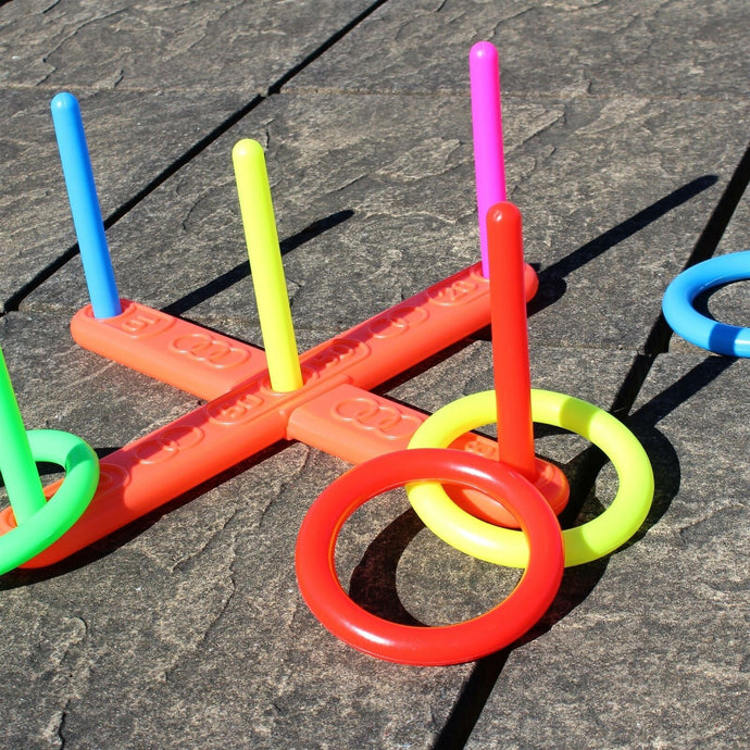 Family Classic Quoits with Pegs Ring Toss Game - shopourstock