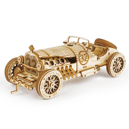 Robotime 3D Wooden Puzzle Grand Prix Car/Steam Train/Army Jeep/Heavy Truck Building Kits for Teens - shopourstock