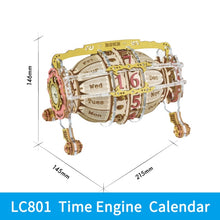 Load image into Gallery viewer, Robotime 3d Wooden Puzzle Zodiac Wall Clock/Time Engine Calendar - shopourstock
