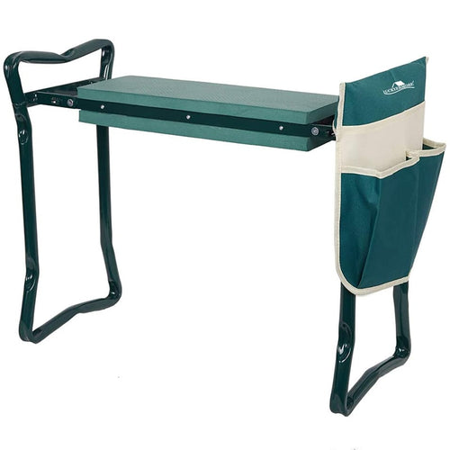 Stainless Steel Folding Garden Kneeler/Seat with Tool Bag - shopourstock