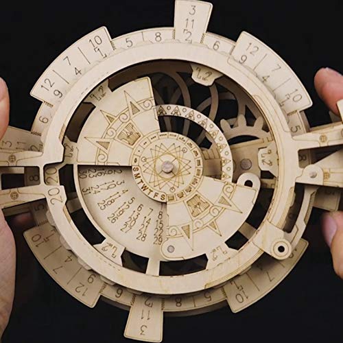 Robotime DIY 3D Perpetual Calendar Wooden Puzzle - shopourstock