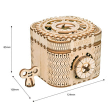 Load image into Gallery viewer, Robotime 123pcs Creative DIY 3D Wooden Puzzle Treasure Box - shopourstock
