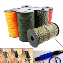 Load image into Gallery viewer, 7-core paracord, 550 military standard, 4MM diameter, maximum load 400LB - Survival Tool/Camping/Hiking - shopourstock
