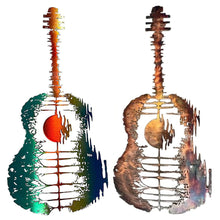 Load image into Gallery viewer, Abstract Wrought Iron Metal Guitar Art Indoor or Outdoor - shopourstock
