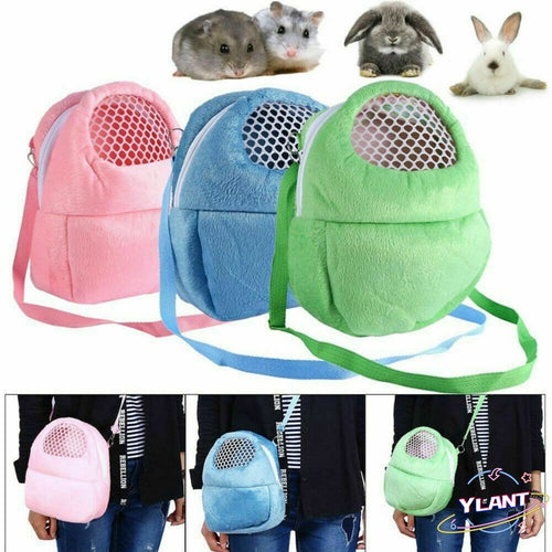 Over the Shoulder Carrier for Small Pets Rabbit/Hamster/Chinchilla/Ferret/Guinea Pig/Rat/Gerbil/Mouse - shopourstock