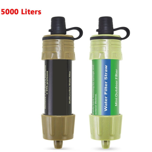 Camping Water Filter Straw, Water Purifier Filtration System, Bottom Thread Ultrafiltration, Survival - shopourstock