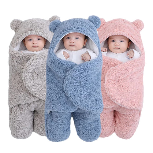 Newborn Baby Wrap Blankets/Sleeping Bag Cotton Baby 0-6 Months - shopourstock