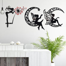 Load image into Gallery viewer, Romantic Iron Plating Fairy Silhouette Wall Art Decor - shopourstock
