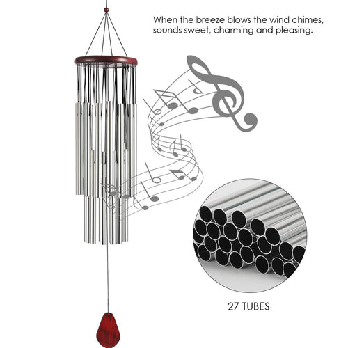 Handmade Bell Wind Chimes 27 tubes - shopourstock