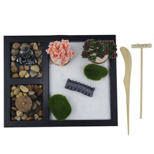 Load image into Gallery viewer, Tabletop Japanese Mini Zen Sand Garden Kit for Concentration, Relaxation, Meditation - shopourstock
