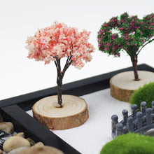 Load image into Gallery viewer, Tabletop Japanese Mini Zen Sand Garden Kit for Concentration, Relaxation, Meditation - shopourstock
