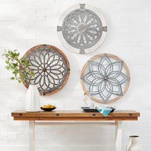 Load image into Gallery viewer, Round Metal Patterned Wall Art - shopourstock
